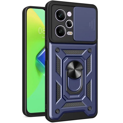 Ударостійкий чохол Camshield Serge Ring для Xiaomi Poco X5 Pro 5G / Note 12 Pro 5G Синій