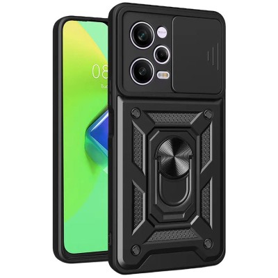 Ударостійкий чохол Camshield Serge Ring для Xiaomi Poco X5 Pro 5G / Note 12 Pro 5G Чорний Ударостійкий чохол Camshield Serge Ring для Xiaomi Poco X5 Pro 5G / Note 12 Pro 5G Чорний