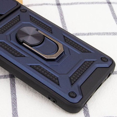 Ударостійкий чохол Camshield Serge Ring для Xiaomi Redmi 13 4G / Poco M6 4G Синій