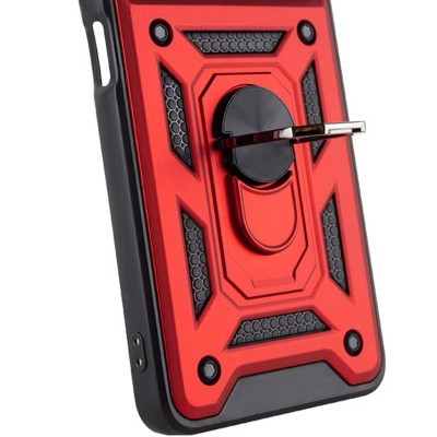 Ударостійкий чохол Camshield Serge Ring для Xiaomi Redmi 13 4G / Poco M6 4G Червоний Ударостійкий чохол Camshield Serge Ring для Xiaomi Redmi 13 4G / Poco M6 4G Червоний