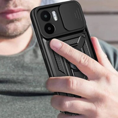 Ударостійкий чохол Camshield Serge Ring для Xiaomi Redmi A1 / A2 Чорний