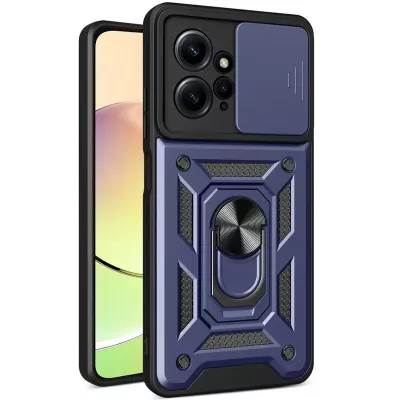 Ударостійкий чохол Camshield Serge Ring для Xiaomi Redmi Note 12 4G Синій