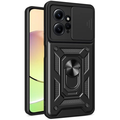 Ударостійкий чохол Camshield Serge Ring для Xiaomi Redmi Note 12 4G Чорний Ударостійкий чохол Camshield Serge Ring для Xiaomi Redmi Note 12 4G Чорний