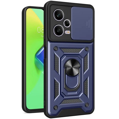 Ударостійкий чохол Camshield Serge Ring для Xiaomi Redmi Note 12 Pro+ 5G Синій
