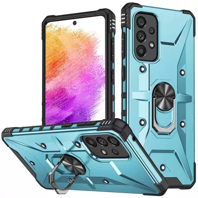 Ударостійкий чохол Pathfinder Ring для Samsung Galaxy A13 4G / A23 4G / M13 4G / M23 5G / A04s Блакитний / Light Blue