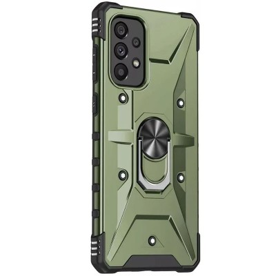 Ударостійкий чохол Pathfinder Ring для Samsung Galaxy A13 4G / A23 4G / M13 4G / M23 5G / A04s Зелений / Army Green