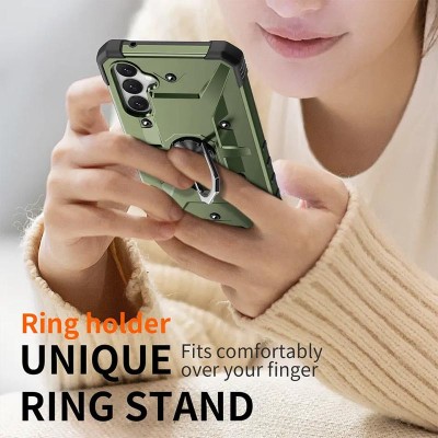 Ударостійкий чохол Pathfinder Ring для Samsung Galaxy A14 4G/5G Зелений / Army Green