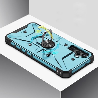 Ударостійкий чохол Pathfinder Ring для Samsung Galaxy A34 5G Блакитний / Light Blue