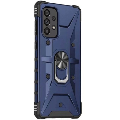 Ударостійкий чохол Pathfinder Ring для Samsung Galaxy A73 5G Синій / Navy