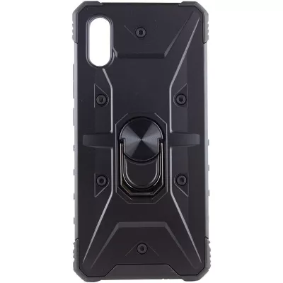 Ударостійкий чохол Pathfinder Ring для Xiaomi Redmi 9A Чорний / Black