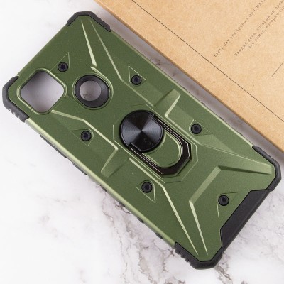 Ударостійкий чохол Pathfinder Ring для Xiaomi Redmi 9C / 10A Зелений / Army Green
