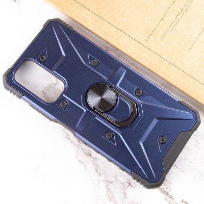 Ударостійкий чохол Pathfinder Ring для Xiaomi Redmi Note 11S / Note 11 (Global) Синій / Navy