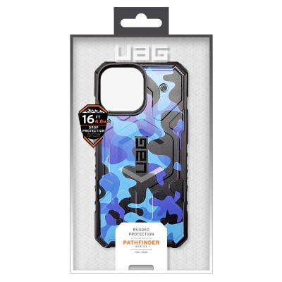 Ударостійкий чохол UAG Pathfinder with MagSafe Camo для Apple iPhone 13 Pro Max (6.7") Синій Ударостійкий чохол UAG Pathfinder with MagSafe Camo для Apple iPhone 13 Pro Max (6.7") Синій