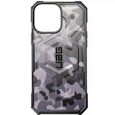 Ударостійкий чохол UAG Pathfinder with MagSafe Camo для Apple iPhone 14 Plus / 15 Plus (6.7") Сірий