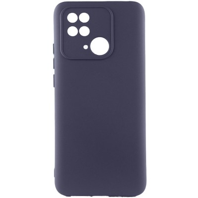 Чохол Silicone Cover Lakshmi Full Camera (AAA) для Xiaomi Redmi 10C Сірий / Dark Gray Чохол Silicone Cover Lakshmi Full Camera (AAA) для Xiaomi Redmi 10C Сірий / Dark Gray