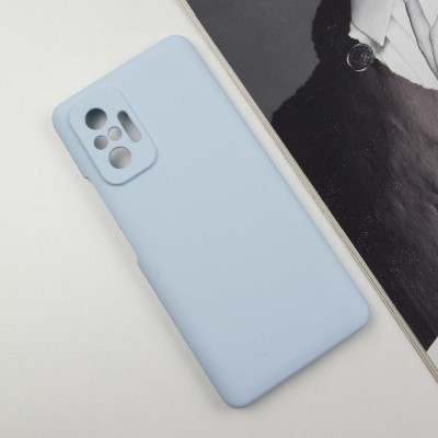 Чохол Silicone Cover Lakshmi Full Camera (AAA) для Xiaomi Redmi Note 10 Pro / 10 Pro Max Блакитний / Sweet Blue