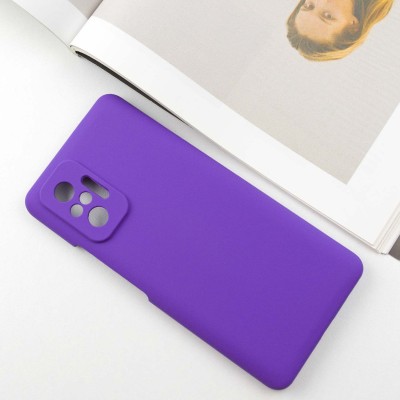 Чохол Silicone Cover Lakshmi Full Camera (AAA) для Xiaomi Redmi Note 10 Pro / 10 Pro Max Фіолетовий / Amethyst