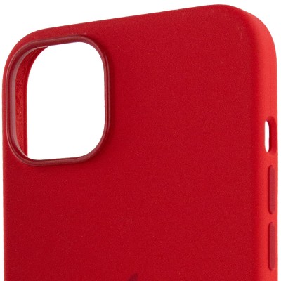 Чохол Silicone case (AAA) full with Magsafe для Apple iPhone 14 (6.1") Червоний / Red
