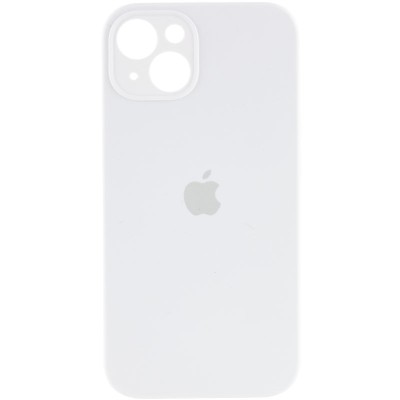 Чохол Silicone Case Full Camera Protective (AA) для Apple iPhone 14 (6.1") Білий / White
