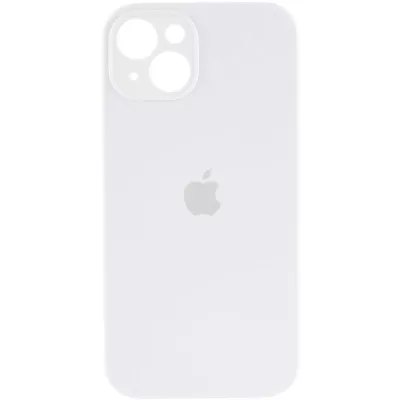 Чохол Silicone Case Full Camera Protective (AA) для Apple iPhone 14 (6.1") Білий / White