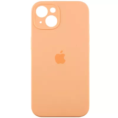 Чохол Silicone Case Full Camera Protective (AA) для Apple iPhone 14 (6.1") Помаранчевий / Cantaloupe