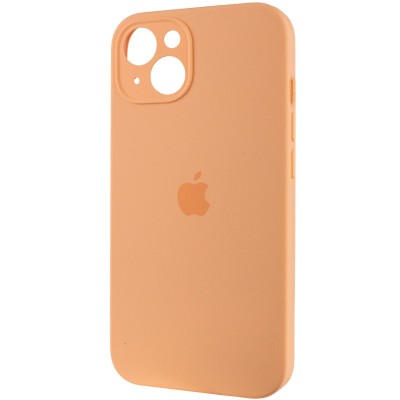 Чохол Silicone Case Full Camera Protective (AA) для Apple iPhone 14 (6.1") Помаранчевий / Cantaloupe