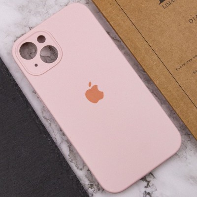 Чохол Silicone Case Full Camera Protective (AA) для Apple iPhone 14 (6.1") Рожевий / Chalk Pink Чохол Silicone Case Full Camera Protective (AA) для Apple iPhone 14 (6.1") Рожевий / Chalk Pink