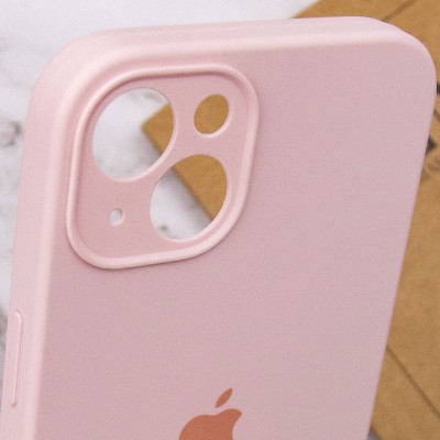 Чохол Silicone Case Full Camera Protective (AA) для Apple iPhone 14 (6.1") Рожевий / Chalk Pink Чохол Silicone Case Full Camera Protective (AA) для Apple iPhone 14 (6.1") Рожевий / Chalk Pink