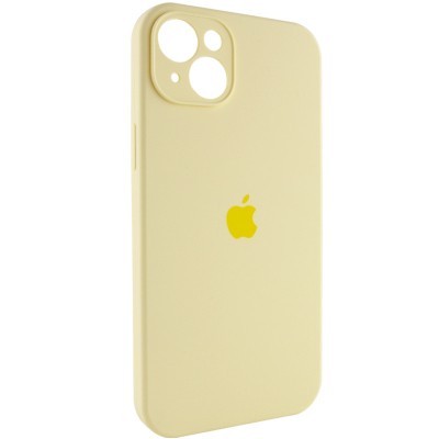 Чохол Silicone Case Full Camera Protective (AA) для Apple iPhone 14 Plus (6.7") Жовтий / Mellow Yellow