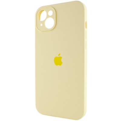 Чохол Silicone Case Full Camera Protective (AA) для Apple iPhone 14 Plus (6.7") Жовтий / Mellow Yellow