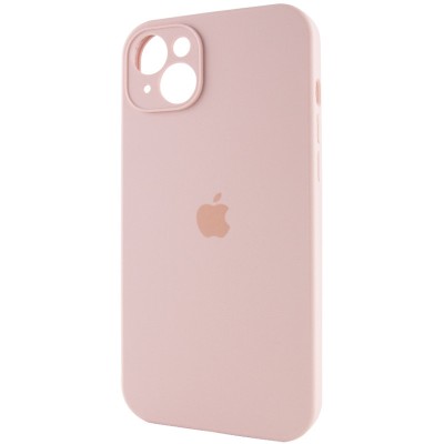 Чохол Silicone Case Full Camera Protective (AA) для Apple iPhone 14 Plus (6.7") Рожевий / Pink Sand