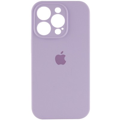 Чохол Silicone Case Full Camera Protective (AA) для Apple iPhone 14 Pro (6.1") Бузковий / Lilac