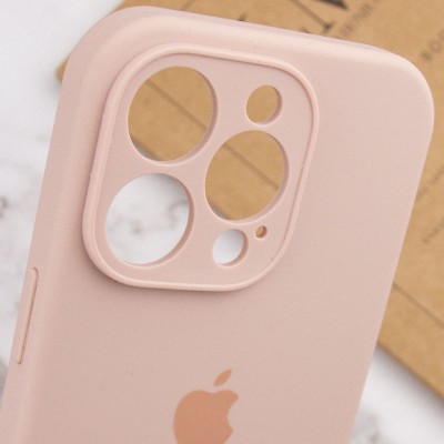 Чохол Silicone Case Full Camera Protective (AA) для Apple iPhone 14 Pro Max (6.7") Рожевий / Pink Sand Чохол Silicone Case Full Camera Protective (AA) для Apple iPhone 14 Pro Max (6.7") Рожевий / Pink Sand