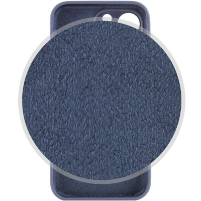 Чохол Silicone Case Full Camera Protective (AA) для Apple iPhone 14 Pro Max (6.7") Темно-синій / Midnight blue