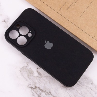 Чохол Silicone Case Full Camera Protective (AA) для Apple iPhone 14 Pro Max (6.7") Чорний / Black