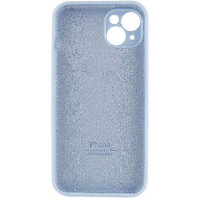 Чохол Silicone Case Full Camera Protective (AA) для Apple iPhone 15 Plus (6.7") Блакитний / Sweet Blue Чохол Silicone Case Full Camera Protective (AA) для Apple iPhone 15 Plus (6.7") Блакитний / Sweet Blue