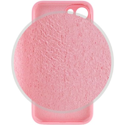 Чохол Silicone Case Full Camera Protective (AA) для Apple iPhone 15 Plus (6.7") Рожевий / Light pink
