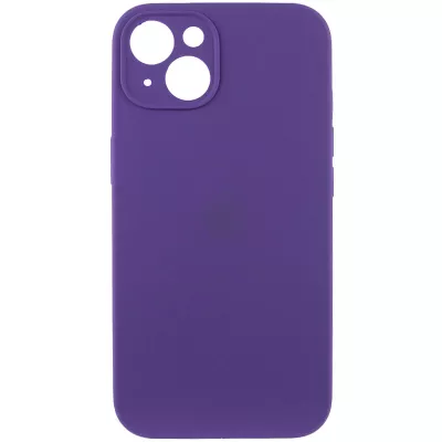 Чохол Silicone Case Full Camera Protective (AA) для Apple iPhone 15 Plus (6.7") Фіолетовий / Amethyst