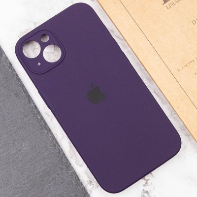 Чохол Silicone Case Full Camera Protective (AA) для Apple iPhone 15 Plus (6.7") Фіолетовий / Elderberry
