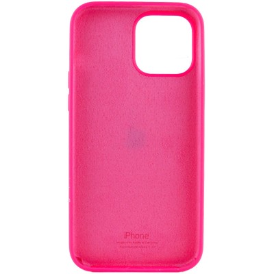 Чохол Silicone Case Full Protective (AA) для Apple iPhone 14 Pro Max (6.7") Рожевий / Barbie pink