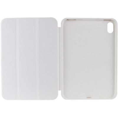 Чохол (книжка) Smart Case Series with logo для Apple iPad Mini 6 (8.3") (2021) Білий / White