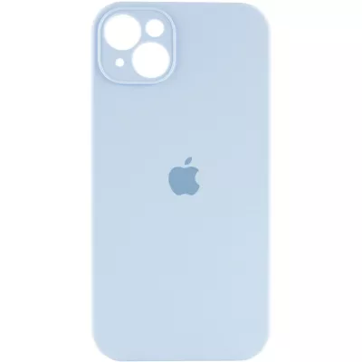 Чохол Silicone Case Full Camera Protective (AA) для Apple iPhone 15 (6.1") Блакитний / Sweet Blue