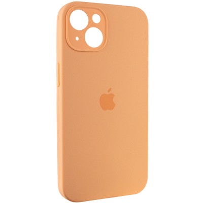 Чохол Silicone Case Full Camera Protective (AA) для Apple iPhone 15 (6.1") Помаранчевий / Cantaloupe