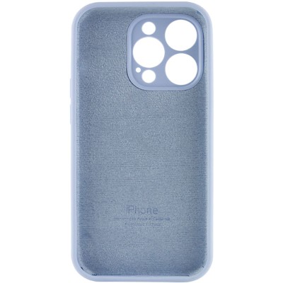 Чохол Silicone Case Full Camera Protective (AA) для Apple iPhone 15 Pro Max (6.7") Блакитний / Lilac Blue