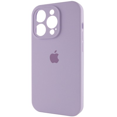 Чохол Silicone Case Full Camera Protective (AA) для Apple iPhone 15 Pro Max (6.7") Бузковий / Lilac
