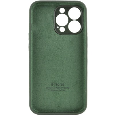 Чохол Silicone Case Full Camera Protective (AA) для Apple iPhone 15 Pro Max (6.7") Зелений / Cyprus Green