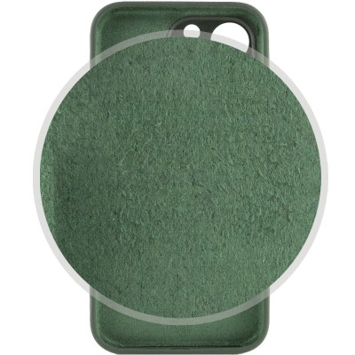 Чохол Silicone Case Full Camera Protective (AA) для Apple iPhone 15 Pro Max (6.7") Зелений / Cyprus Green