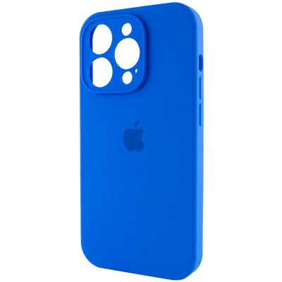 Чохол Silicone Case Full Camera Protective (AA) для Apple iPhone 15 Pro Max (6.7") Синій / Capri Blue Чохол Silicone Case Full Camera Protective (AA) для Apple iPhone 15 Pro Max (6.7") Синій / Capri Blue
