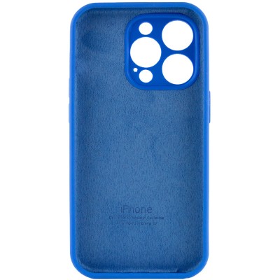 Чохол Silicone Case Full Camera Protective (AA) для Apple iPhone 15 Pro Max (6.7") Синій / Capri Blue Чохол Silicone Case Full Camera Protective (AA) для Apple iPhone 15 Pro Max (6.7") Синій / Capri Blue
