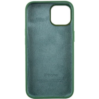 Чохол Silicone Case Metal Buttons (AA) для Apple iPhone 12 Pro Max (6.7") Зелений / Clover